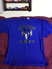 APPALACHIAN AMERICAN T-SHIRT. WORK HARD PLAYHARDE Mens 100% Cotton T-Shirt. B141
