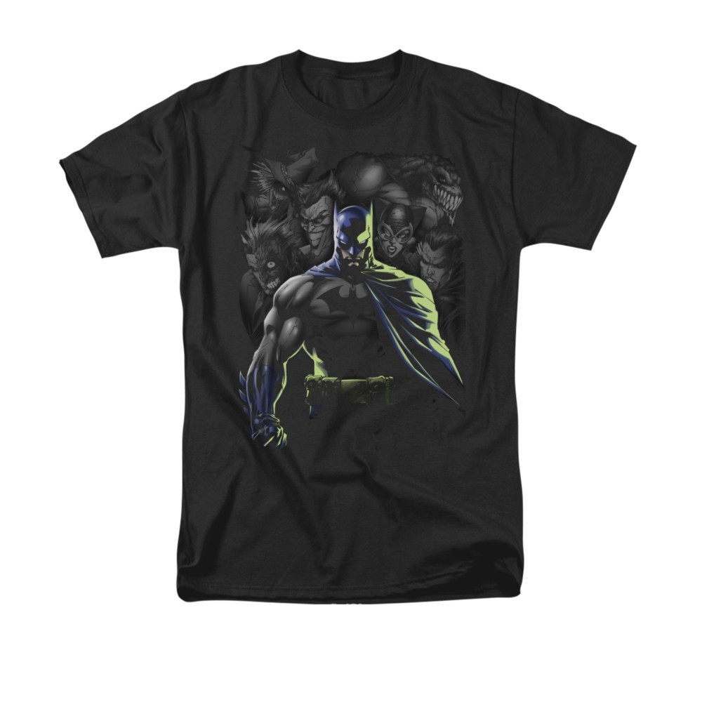 DC COMICS BATMAN VILLIANS UNLEASHED Men’s Licensed Graphic Tee Shirt SM-6XL