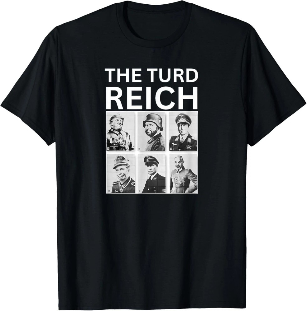The Turd Reich Political Satire Power Graphic T-Shirt