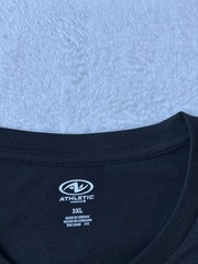 Athletic Works Mens Black Driworks Moisture Wicking Tri-Blend T-Shirt Sz 3XL NEW