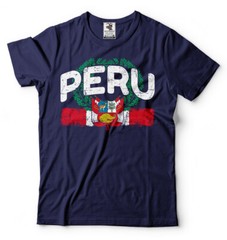 Peru T-shirt Peruvian Heritage National day independence day Tee shirt Peru Mens