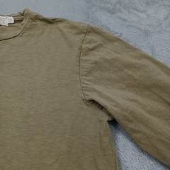 RRL Shirt Mens XL Brown Crew Neck Pullover Long Sleeve Cotton