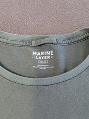 Marine Layer Yosemite Graphic Supima Cotton T-Shirt Green Men’s Size M