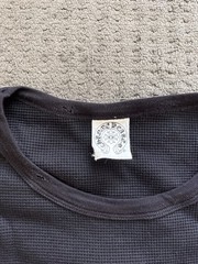 Chrome Hearts Vintage Thermal Long Sleeve Waffle Shirt