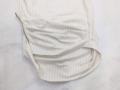 Salt Murphy Julian Top Shirt Mens Medium Sleeveless White Striped