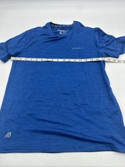Eddie Bauer T-Shirt Men Small Graphic Print Logo Blue ..#27832