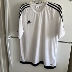 Adidas Tiro Training Soccer Jersey White 3-Stripes Climacool Men’s Sz XL