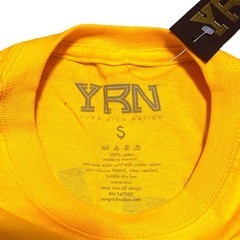 Yung Rich Nation YRN Culture International Phoenix Graphic T-Shirt Yellow Mens S