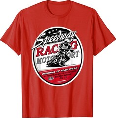 Motorcycle Speedway T-Shirt Flat Track Race T-Shirt