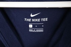 Nike Mens L Faded Spell Out Ann Arbor Big Swoosh University of Michigan T-Shirt