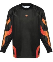 NEW MENS ADIDAS ORIGINALS TREFOIL FLAMES 3 STRIPES SHIRT ~SIZE LARGE #IS0256