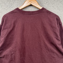 Carhartt Shirt Mens Large Tall LT Red Pocket T Relaxed Loose Long Sleeve Crew