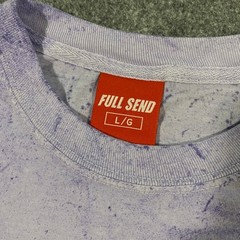 Full Send Hasbulla Kittens Tie Dye Shirt Adult Large Purple Cats Kitty Nelk Boys
