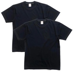 WHITESVILLE 2-PACK T-SHIRT – White, Black, Navy, Gray [ WV73544 ] Made in Japan