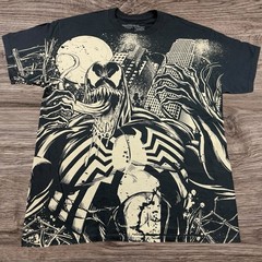 Marvel Comics Venom / Front All Over Print Graphic T-Shirt Adult Size X-Large