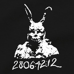 Donnie Darko T Shirt 28 06 42 12 Frank Bunny Rabbit Suit Time Travel Movie Tee