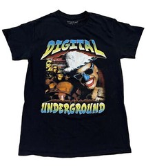 Digital Underground Vtg Band Style T-Shirt Extra Slim Fit Adult Small 80s