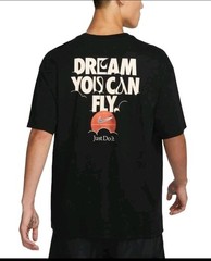 Nike Max90 Just Do It Dream You Can Fly Men XL Basketball Black Shirt