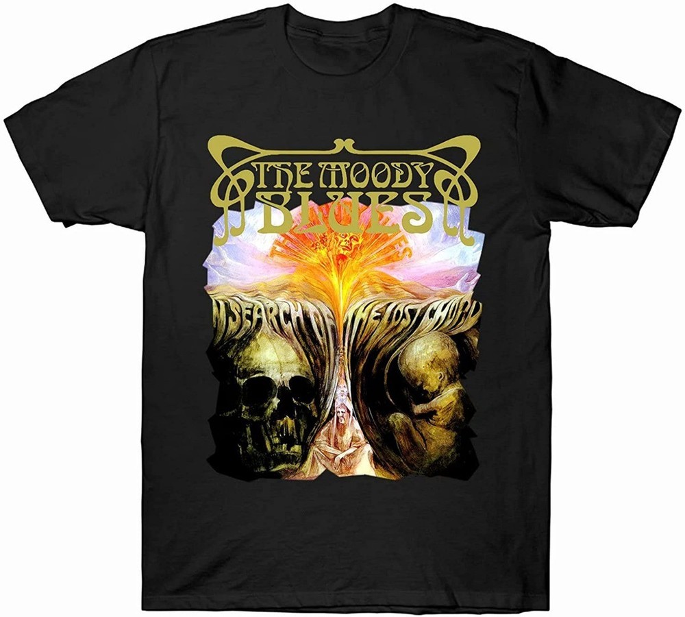 The Moody Blues The Lost Chord Men’s Short Sleeve Black T Shirt S-5XL 23D697