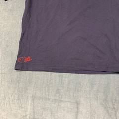 Uniqlo T-Shirt Mens Medium Navy Blue Cotton Work Graphic Casual Everyday Wear
