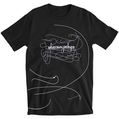 Men’s Silversun Pickups Lines 2009 Tour Slim Fit T-shirt Small Black