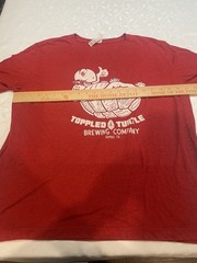 Toppled Turtle BREWING CO Dumas Texas Red T Shirt Large “207”