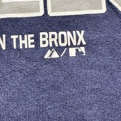 Majestic New York Yankees Stadium Baseball T Shirt Mens Large L Navy Blue