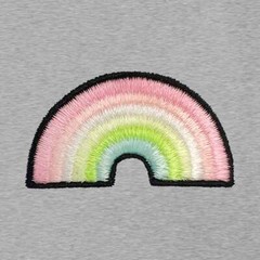 Dalix Rainbow Relaxed Tee (Glow in the Dark)