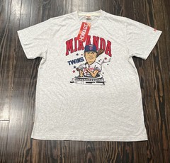 Homage Minnesota Twins Jose Miranda T Shirt Men’s XL Gray Poly Cotton Rayon NEW