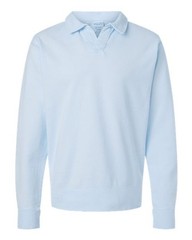 Comfortwash By Hanes Unisex Garment-Dyed Polo Collar Sweatshirt – GDH490
