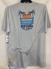 Rip Curl Product of The Search Surf Skate T-Shirt New with Tags Size XL Gray New
