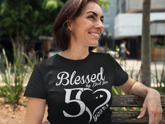 Blessed By God for 50 Years Shirt – Mom 50th Birthday – 50th Birthday Shirt
