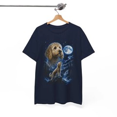 Maltipoo Howling To The Moon Funny Dog Lover Comfort Tee