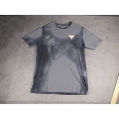 Under Armour Project Rock Brahma Bull Tie Dye T-Shirt Mens Large Gray Loose Fit