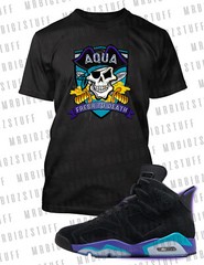 Fresh 2 Death Graphic Tee Shirt J6 Aqua Sneaker Big Tall Sm Pro Club Shaka RTP