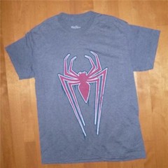 Men’s SPIDER-MAN Spider Logo T-shirt Size M L XL XXL XXXL Manuel Garcia NWT