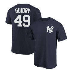 Ron Guidry T-Shirt New York Yankees Player Name and Number Soft Jersey Tee