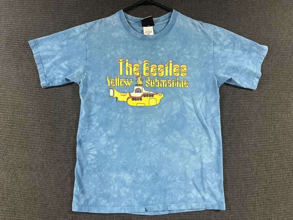 Liquid Blue The Beatles Yellow Submarine Shirt Small Blue Distressed