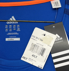 Adidas Climalite Short Sleeve Tech T Shirt Men’s 4XLT (Tall) Blue New with Tags