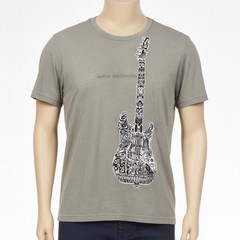Duck Co Seattle Washington Guitar Graphic T-Shirt Mens Size M