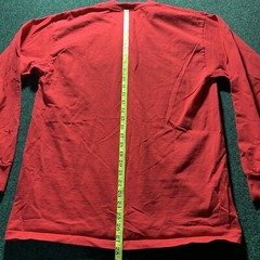 Friends TV Show NBC Experience Store Shirt LARGE Red Embroidery VTG Long Sleeve