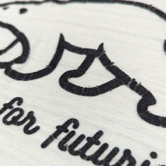 Human Made T Shirt Mens L White Slub Loopwheel Cotton Bears 2023 Futuristic