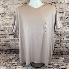 Alfani Stretch Men’s Light Mauve Dress Casual Short Sleeve Premium T Shirt XL