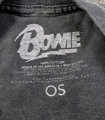 David Bowie Serious Moonlight Tour 83 Men’s Gray Short Sleeve T Shirt One Size