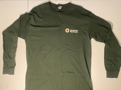 American Red Cross Yeti Set Donate Large Long-Sleeve T-Shirt – Blood Donation