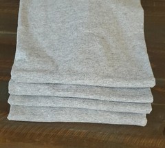 Hanes mens Essentials Short Sleeve T-shirt Value Pack (4-pack) Light Steel Med