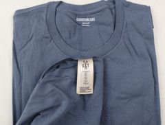 2 Pack Men’s Slim-Fit Short-Sleeve Cotton Crewneck T-Shirt Small Blue Small