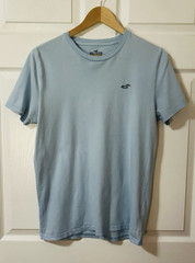 Hollister Must-Have Collection Men’s Blue Logo Crew Neck T-Shirt Size M