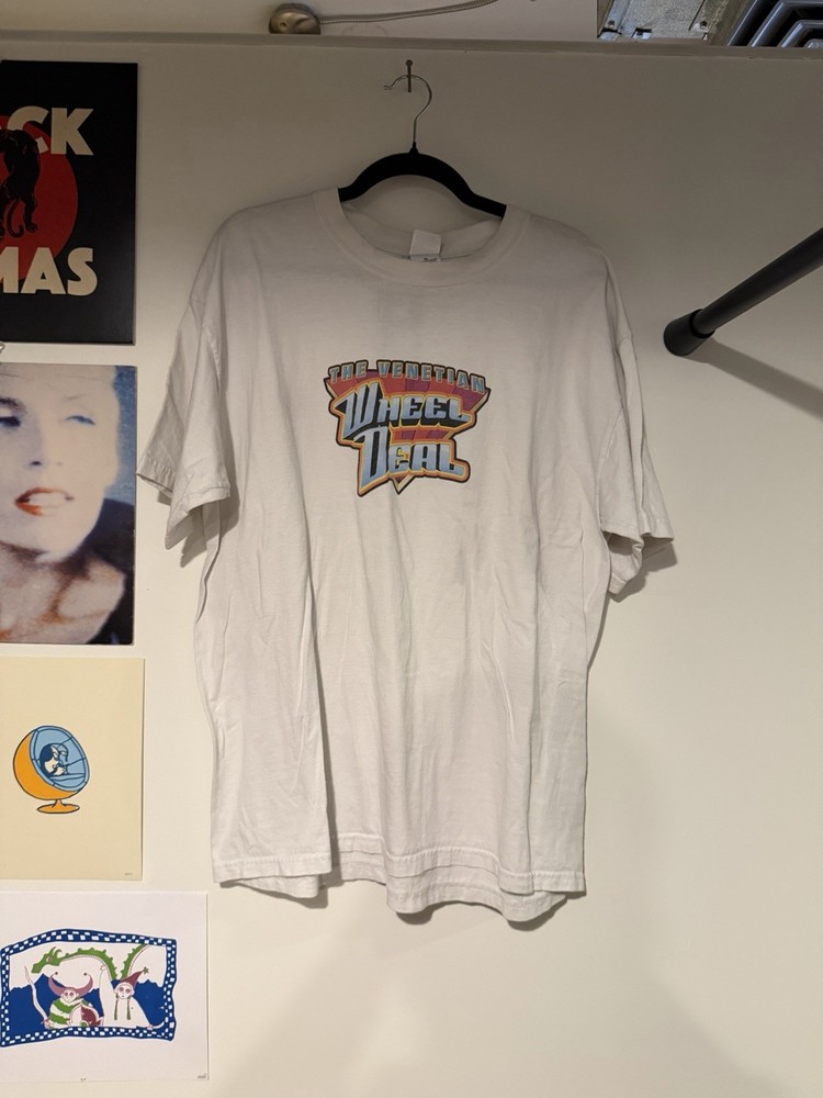 The Venetian Wheel Deal Men’s Vintage 90s T Shirt Casino Size XL