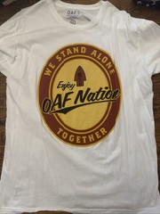 OAF Nation Men’s XL T-shirt Lot. Next Level Apparel Staccato Brand – See Photos